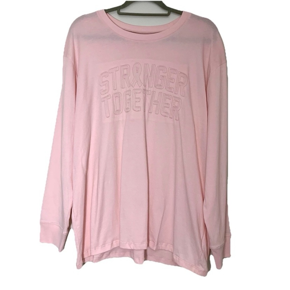 NWT Torrid Classic Heritage Jersey Long Sleeve Stronger Together  Soft Tee Sz XL